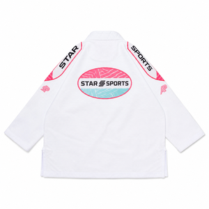 Uniforme de Jiu-Jitsu Brasileño (BJJ) Star Sports, 450 GSM, Algodón Reforzado, Aprobado por la IBJJF, Tela Preencogida, Logotipo Personalizado, Proveedor - Product Image 3