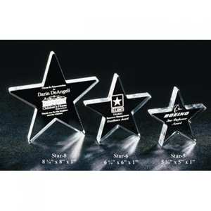 Trophée en cristal personnalisé modèle Champion Star, imprimé UV, récompense époustouflante pour reconnaître les réalisations exceptionnelles, célébrer - Product Image 4