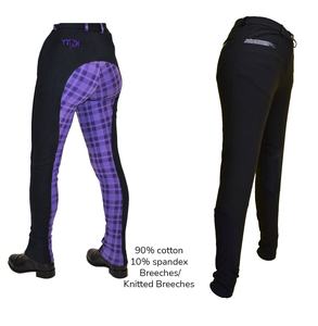 Venta caliente Jodhpur pantalones de montar para las mujeres con asiento de silicona de impresión para montar a caballo al por mayor - Product Image 3