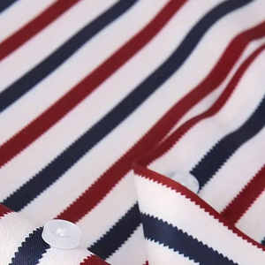 Camisa de Vestir de Manga Larga a Rayas para Hombre, Cuello Clásico, Estilo Casual, 100% Algodón Popelina, Antiarrugas, para Primavera - Product Image 5