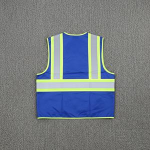 Chaleco de Seguridad Reflectante de Malla con Luces LED ANSI Clase 2, Impermeable, con Bolsillos, Tiras Dobles y Logotipo Personalizado para Hombre - ¡Gran Oferta! - Product Image 5