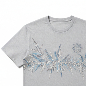 T-shirt personnalisé en strass pour femme, impression de logo en cristal, t-shirts respirants en coton biologique, vêtements de rue d'été - Product Image 3
