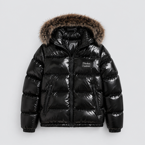 Wholesale Private Label Hooded <b>Patchwork</b> Winter <b>Jackets</b> Bulk Cold Weather OEM Factory Direct - Product Image 1