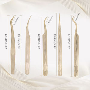 ชุดแหนบต่อขนตาสแตนเลส DANTRIC IMPLANTS GT-432 ปลายแหลมละเอียด เรียบเนียน ป้องกันไฟฟ้าสถิต ทนทาน ความยาว 10 มม. - Product Image 2