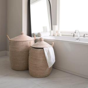 Handmade <b>Woven</b> <b>Basket</b> for Home Storage Natural Organizer for Shelf and Laundry Use Wholesale Supplier - Product Image 3