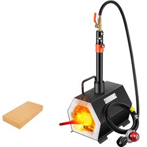 Fornello Portatile a Propano a Bruciatore Singolo, Mini Forno di Grande Capacità per la Fabbricazione di Coltelli, per Fabbri e Maniscalchi, Colore Nero - Product Image 6