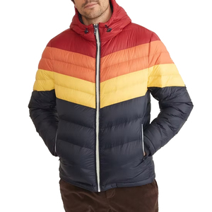High Quality Streetwear Puffer Down <b>Jackets</b> Custom Graphic Sublimation Printed Winter Coat Thick Insulated <b>Packable</b> Puffer Coat - Product Image 1