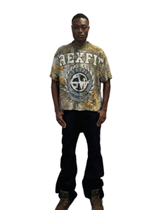 2026 DTG Printed Plus Size T Shirt For Men's Oversized Heavyweight T-Shirts 100% Cotton O-Neck Shirt Summer <b>Clothes</b> t Shirts - Product Image 6
