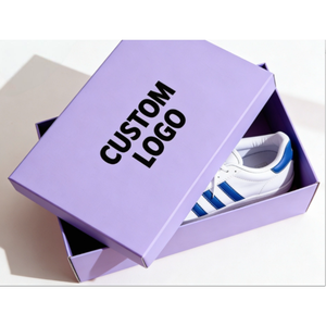 Boîte avec couvercle et base, avec votre propre logo, emballage de luxe biodégradable, logo en feuille d'aluminium, estampage à chaud, fabrication artisanale personnalisée - Product Image 3