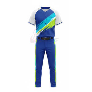 Uniforme de baseball léger personnalisé avec logo, grande taille, prix abordable pour hommes - Product Image 4