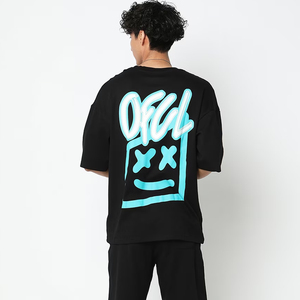 Conjunto de Dos Piezas de Verano para Hombre, Estilo Urbano, Tejido Ecológico con Logotipo Personalizado en Relieve, Camisetas Estampadas de Algodón Orgánico, Sin Costuras - Product Image 3