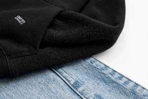 ONETEN APPARELS Conjunto de Sudadera Corta Azul Marino y Pantalones Jogger de Pierna Ancha para Mujer, Manga Larga, Estampado, Estilo Urbano, Chándal Holgado para Otoño - Product Image 5