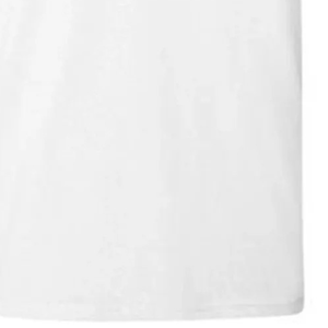 T-shirt simple imprimé à col rond, couleur blanche, décontracté, manches courtes, en coton, impression graphique personnalisée, haut d'été léger - Product Image 2