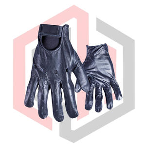 ถุงมือขับรถหนังแท้สีดำล้วน กันลื่น ทนต่อการฉีกขาด ระบายอากาศได้ดี ป้องกันการบาด ป้องกันไฟฟ้าสถิต ปราศจากซิลิโคน ปราศจากแป้ง - Product Image 2