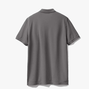 เสื้อโปโลลายพรีเมียมคุณภาพสูง ขายส่ง สั่งทำโลโก้ของคุณเอง ผ้าโพลีเอสเตอร์ 100% แห้งเร็ว สีเทา สำหรับผู้ชาย รุ่น 2026 - Product Image 5