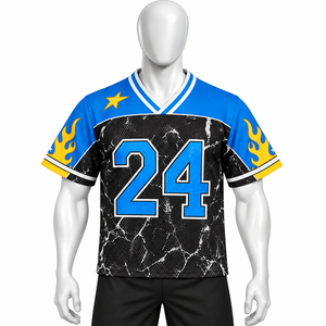 Best Quality Sublimation <b>Mesh</b> Boxy Fan Jerseys <b>Men</b> Custom Streetwear Fan Jersey OEM Service Made In Pakistan - Product Image 4