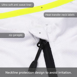 Maillot de cyclisme pour homme avec impression par sublimation, logo personnalisé, couleur personnalisée, spandex/polyester, séchage rapide, écologique, réversible, grande taille - Product Image 3