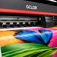 Impresora de Formato Ancho GCLOR Easyjet 3202 de 3200 mm con Cabezal de Impresión Dual, Máquina de Impresión por Sublimación con Tinta Eco Solvente