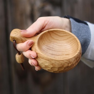 Natural Kuksa <b>Cup</b> Wholesale Price Wooden Mug for Coffee Tea Outdoor <b>Camping</b> and Adventure Use Premium Kuksa <b>Cup</b> - Product Image 4