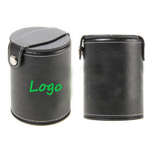 ชุดถ้วยลูกเต๋าหนัง PU งานแฮนด์เมดสั่งทำพิเศษ ดีไซน์ทันสมัย คุณภาพสูง แกะสลักลาย 5 ชิ้น สีสันปรับแต่งได้ สำหรับบาร์/ปาร์ตี้ ขายดีที่สุด - Product Image 6