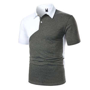 Chemises pour hommes OEM personnalisées à manches courtes 100% coton toile respirante couleur unie été vente en gros - Product Image 2