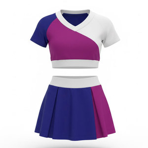 Uniforme de Porristas Transpirable de Poliéster para Adultos, Diseño de Última Moda, Precio al por Mayor - Product Image 1