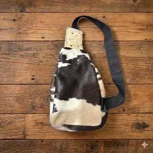 Bolso bandolera de cuero con pelo de vaca, bolso cruzado de piel para mujer, bolso de hombro de diseñador, bolso de viaje clásico LHSB-0006 - Product Image 2