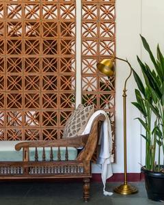 อิฐดินเผาทำมือรูปทรงดอกเลมอน 8400 ชิ้น สำหรับตกแต่งภายนอกอาคาร ผลิตตามสั่งจากเวียดนาม - Product Image 4