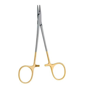 Pinzas Portaagujas Dentales y Quirúrgicas Personalizadas de Alta Calidad al por Mayor, TC y No TC, Semi-oro, Fabricante de Pakistán - Product Image 1