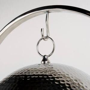 Stainless Steel Oriental Casserole Food Warmer with Dome <b>Lid</b> and Handle Round Design Polished Finish Insulated Serving Dish - Product Image 5