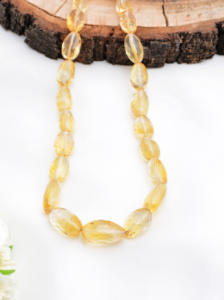 ซิทรินธรรมชาติทรงเหลี่ยมเจียระไน สำหรับทำเครื่องประดับอัญมณีชั้นดี สร้อยคอ - Product Image 3