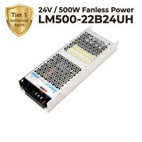 Mornsun LM500-22B24UH 500W 24V20.9A PSU Tanpa Kipas Setengah Terpasang dengan Isolasi 4000V untuk Driver Lampu LED Industri