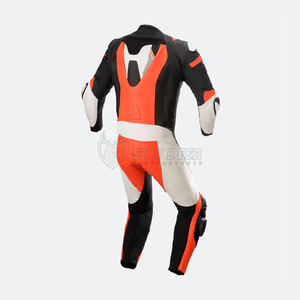 Combinaison de moto en cuir de qualité supérieure, combinaison de course professionnelle pour moto, équipement de moto personnalisé avec logo - Product Image 4