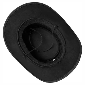 Wholesale Leather Cowboy <b>Hats</b> Custom Made New Design Customized Unisex <b>Western</b> <b>Hats</b> Breathable Premium - Product Image 5