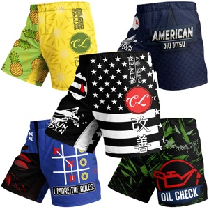 Shorts MMA pour hommes, imprimés, taille élastique, entraînement en salle de sport, kickboxing, légers, séchage rapide, colorés, haut de gamme pour hommes, arts martiaux - Product Image 6
