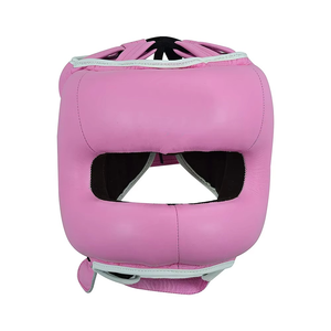 Casque de boxe personnalisé de haute qualité avec logo, respirant, en cuir, réglable, confortable, unisexe, doté de caractéristiques de sécurité pour le taekwondo et le kayak - Product Image 1