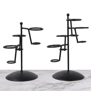 Soporte de Metal Negro Ecológico para Conos de Helado, para Tiendas, Soporte para Conos Redondos y de Tamaño Personalizado - Product Image 5