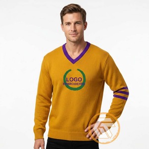 TRÉAUX GÉNÉRAUX GÉNÉTIQUES Personnalisés Omega |   Cardigan d'hiver en acrylique tricoté et brodé pour fraternité, haute qualité, respirant, pour hommes Phi - Product Image 3