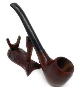 MN EXPORTS Pipa de Fumar de Madera Curvada Modelo MNE-2506 Diseño Clásico Tradicional Acabado Lacado Ecológico y Duradero para Viajes - Product Image 3
