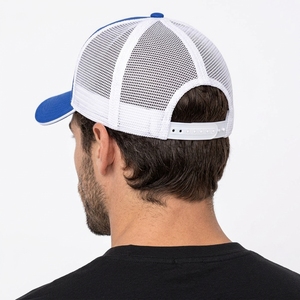 Casquette de camionneur moderne avec panneau en maille, casquette snapback légère en tissu respirant, fermeture réglable, couvre-chef décontracté pour l'extérieur, personnalisable - Product Image 2