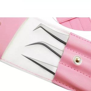 แหนบต่อขนตา Lash Tool ILT24 สแตนเลสสตีล ปลายเรียบ 10 มม. ป้องกันไฟฟ้าสถิตย์ ทนทาน แหนบต่อขนตาแบบวอลุ่ม 45/60/75/90 องศา - Product Image 4