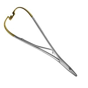 Reusable Manual Needle <b>Holders</b> Delicate Fine Tip High Quality Stainless Steel TC Dental Surgical Instrument Shuja Surgico - Product Image 2