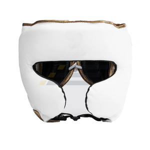 Wholesale Low Price Adults Men Women Sport Full Face Head Guard Adjustable Leather PC Material For <b>Boxing</b> Sport Activities - Product Image 6