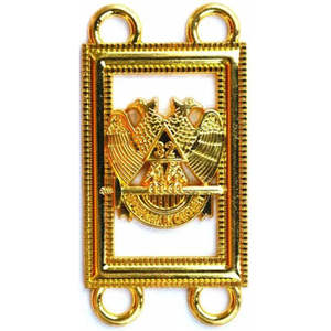 Collar Masónico Chapado en Oro de Alta Calidad sobre Terciopelo, Collares Masónicos Hechos a Medida - Product Image 4