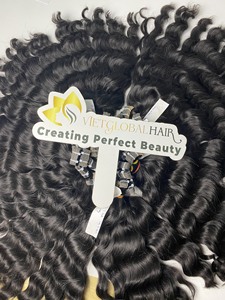 100% Chưa Qua Chế Biến Lớp Biểu Bì Phù Hợp Tự Nhiên Sóng Băng-Trong Việt Nam Trinh Nữ Nhân Tóc Weave Bó Campuchia Phần Mở Rộng Tóc Loại - Product Image 3