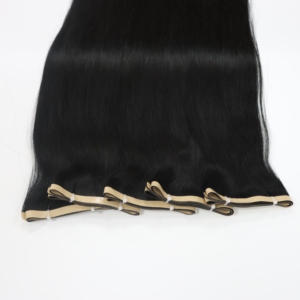 เทปในร่างกายหยักสีดำเวียดนามมนุษย์ผมที่จะทำให้วิกผม - Product Image 2