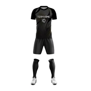 Uniforme de Fútbol Personalizado de Calidad, Conjunto de Ropa Deportiva Transpirable con Impresión Digital, Secado Rápido, 100% Poliéster, Cintura Elástica - Product Image 6