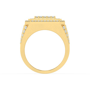 14kt & 18kt White/Yellow Gold Lab Grown Diamond Men's Engagement & Anniversary <b>Rings</b> Rapper Style Trendy Factory Wholesale - Product Image 5