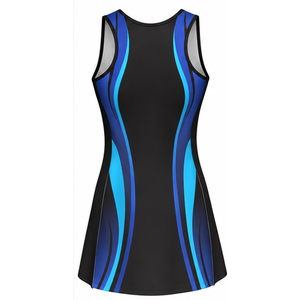 Vêtements de netball pour femmes, tunique et jupe personnalisées, tissu respirant, pour entraînement et compétition, fournisseur en gros, fabricant, logo OEM - Product Image 3