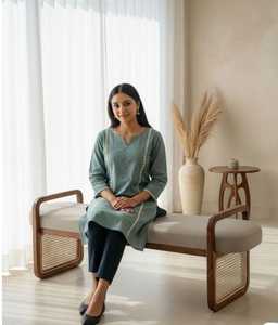 Handcrafted Wooden Sofa Furniture Made From Sustainable Hardwood Ideal For Luxury Homes Hotels And Villas - Product Image 2